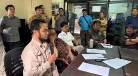 Sejumlah Anggota DPRD menerima warga Bitoa di ruang aspirasi DPRD Kota Makassar. (FOTO:ist)
