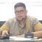 Ketua Komisi A DPRD Kota Makassar, A. Pahlevi memimpin RDP di Komisi A DPRD Kota Makassar. (FOTO:Abay)