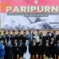 Foto bersama Anggota Dewan DPRD Kota Makassar bersama Walikota, Munafri Arifuddin dan Wakil Walikota Aliyah Mustika Ilham periode 2025-2029 di Ruang Rapat Paripurna. (Foto:ist)