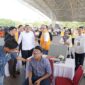 Wali Kota Makassar, Munafri Arifuddin,  berkolaborasi bersama Lions Club Makassar Mammiri, lebih dari 600 kacamata gratis dibagikan kepada siswa sekolah dasar dan menengah pertama di Lapangan Karebosi pada Rabu (14/05/2025). (FOTO:HUMAS PEMKOT)