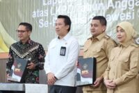 Ketua Dewan Perwakilan Rakyat Daerah (DPRD) Kota Makassar, Supratman, menghadiri kegiatan penyerahan Laporan Hasil Pemeriksaan (LHP) atas Laporan Keuangan Pemerintah Daerah (LKPD) Tahun Anggaran 2024 dari Badan Pemeriksa Keuangan (BPK) Perwakilan Sulawesi Selatan. (FOTO:HUMAS DPRD MAKASSAR)