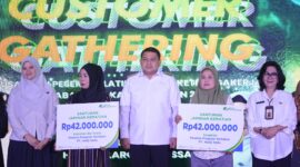 Walikota Makassar, Munafri Arifuddin, menghadiri Customer Gathering BPJS Ketenagakerjaan pada Rabu, 25 Juni 2025. (FOTO:HUMAS PEMKOT)