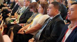 Walikota Makassar, Munafri Arifuddin, turut serta dalam forum internasional bertajuk SMU City Dialogues yang digelar di Vienna City Hall pada 2 Juli 2025. (FOTO : HUMAS PEMKOT)