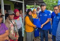 DPW Partai Amanat Nasional (PAN) Sulawesi Utara melaksanakan aksi sosial berupa pembagian pangan dalam rangka memperingati HUT Kemerdekaan Republik Indonesia ke-80 sekaligus HUT PAN ke-27.(foto:ist)