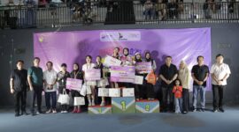 Wali Kota Makassar, Munafri Arifuddin, secara resmi menutup gelaran Aisha Tennis Cup 2025 yang berlangsung meriah di Kota Makassar. (FOTO:HUMAS PEMKOT)