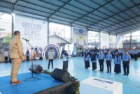 Wali Kota Makassar, Munafri Arifuddin, menyampaikan selamat ulang tahun ke-101 kepada Perusahaan Daerah Air Minum (PDAM) Makassar. (FOTO:HUMAS PEMKOT)