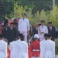 Wali Kota Makassar, Munafri Arifuddin, bertindak sebagai Inspektur Upacara pada peringatan HUT ke-80 Kemerdekaan Republik Indonesia di Lapangan Karebosi, Minggu (17/8/2025).(FOTO:HUMAS PEMKOT)